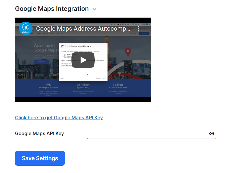 address autocomplete google maps with pafe